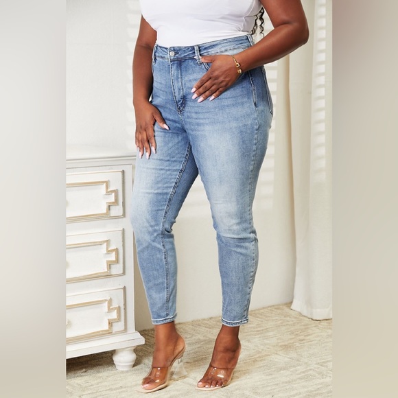 Judy Blue Full Size High Waist Tummy Control Vintage Skinny Jeans NEW - Picture 5 of 9